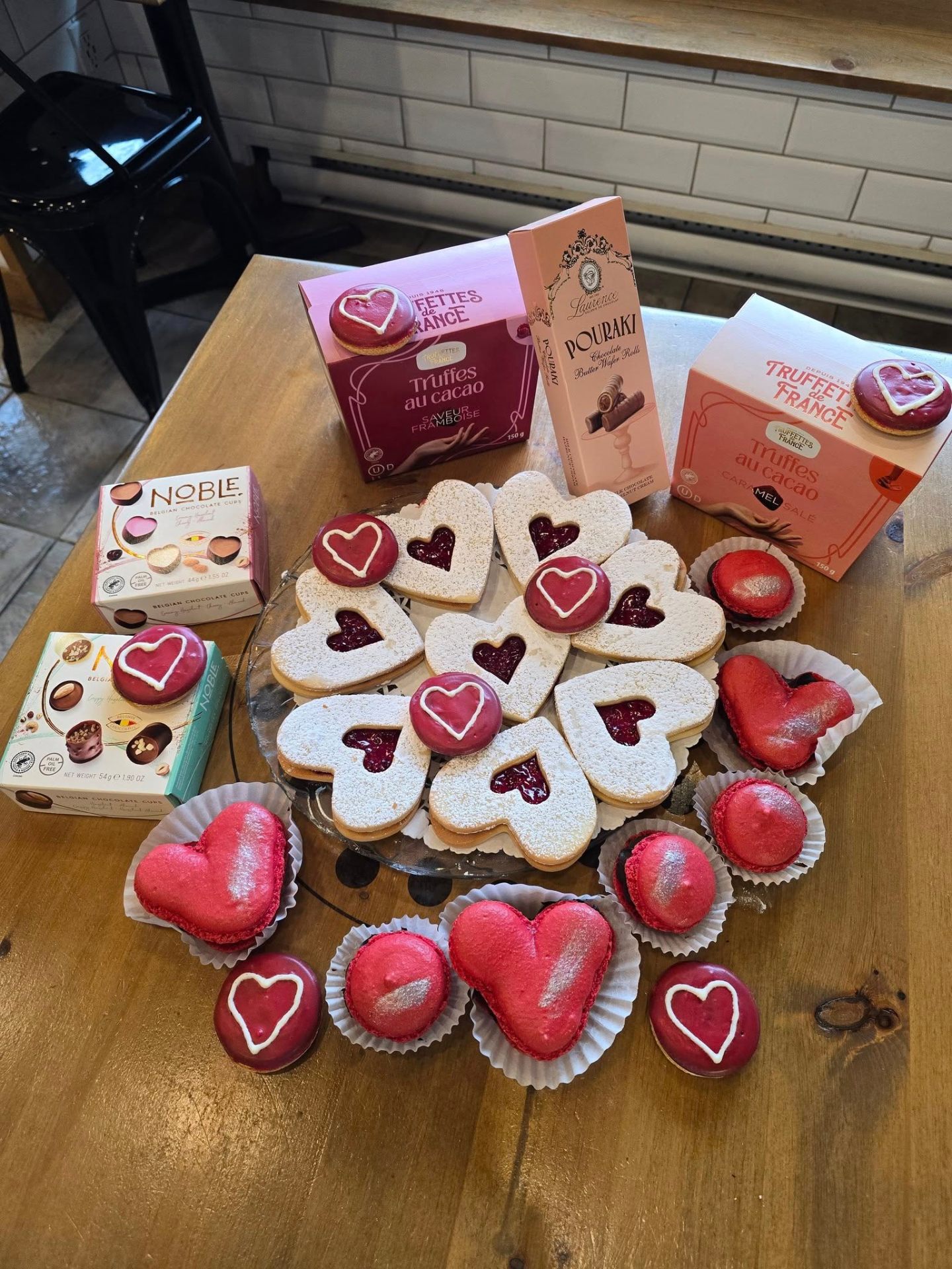 Pâtisseries thème Saint-Valentin